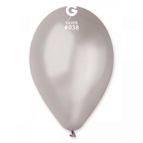 Gemar Balónik metalický strieborný 26 cm
