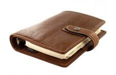 Filofax Malden A7 týždenný 2021 hnedý