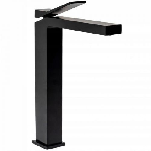Vysoká umyvadlová baterie Rea Duet Black - černá (REA-B4414)