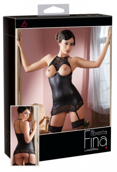 Abierta Fina – odvážne žiarenie – minišaty (čierne)