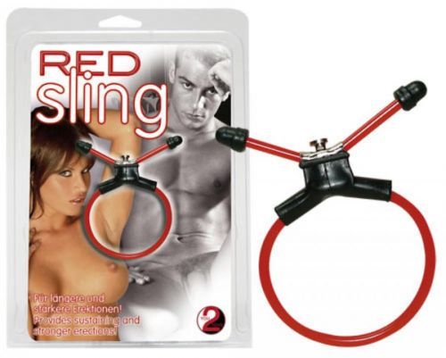 You2Toys Red Sling - krúžok na penis