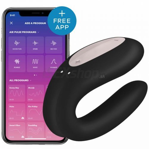 Satisfyer Double Joy čierny