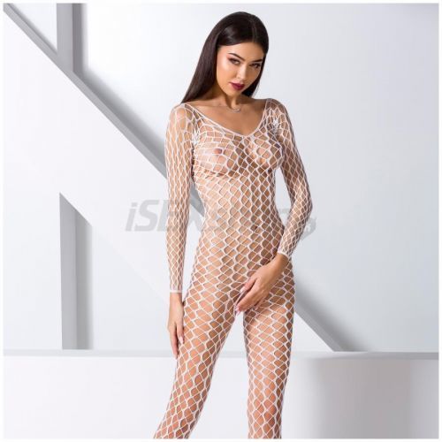 Passion bodystocking BS068 biely