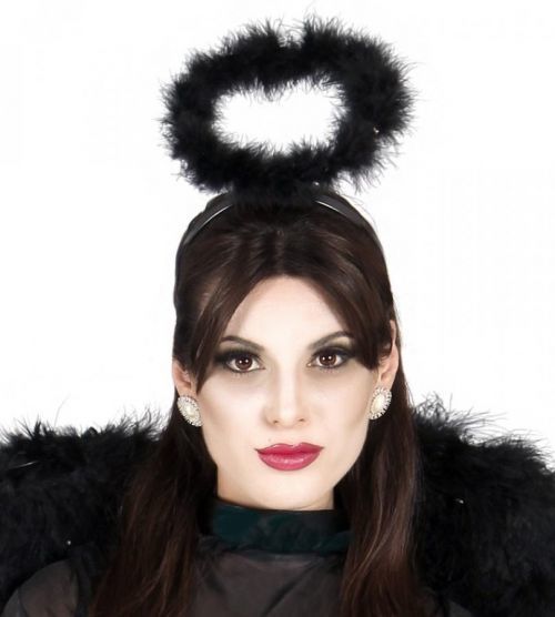 Guirca Čelenka Anjelská Svätožiara - čierna