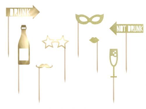 PartyDeco Rekvizity na fotenie - Silvester