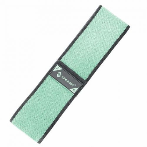 SPRINGOS Fitness guma na cvičenie Hip Band - S - 2x33 cm - mätová