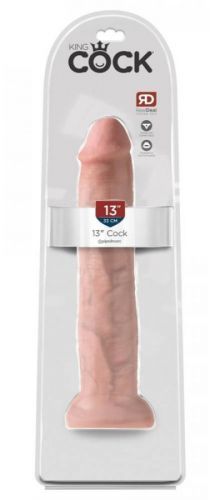 King Cock 13 - gigantic lifelike dildo (33cm) - natural