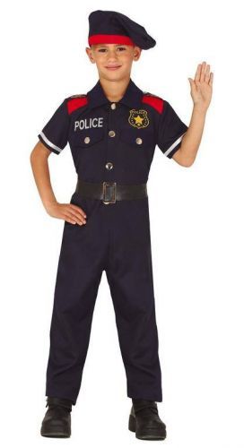 Guirca Detský kostým - Policajt Veľkosť - deti: M