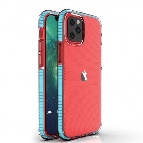 MG Spring Case silikónový kryt na iPhone 12 mini, svetlomodrý