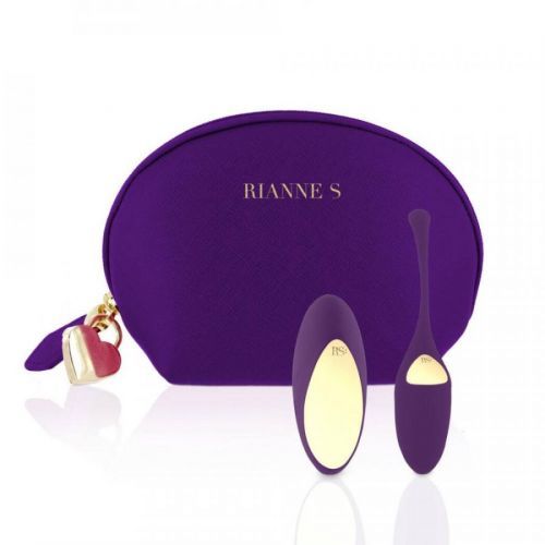 Rianne Essentials Pulsy – nabíjacie vibračné vajíčko na diaľkové ovládanie (fialové)