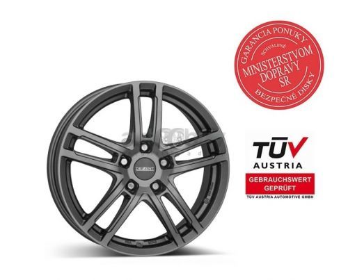 DEZENT TZ graphite 6.50x17 5x112.00 ET49