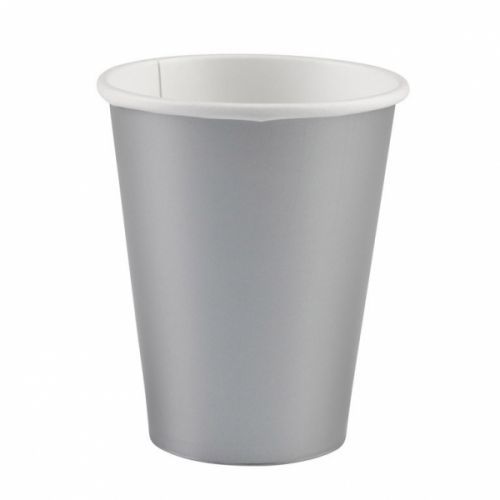 Amscan Poháre strieborné 260 ml 8 ks
