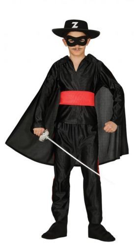 Guirca Kostým Zoro - detský Veľkosť - deti: S