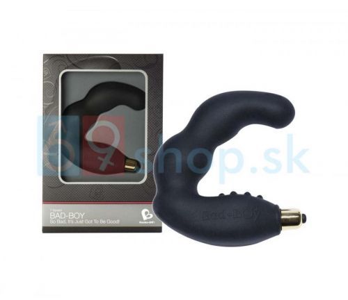 Silný a tichý! Černý masér prostaty pro stimulaci prostaty a hráze.