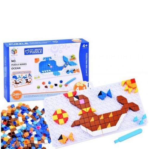 Vzdelávacie puzzle morské zvieratká