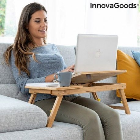 Bambusový stolík na notebook - INNOVAGOODS