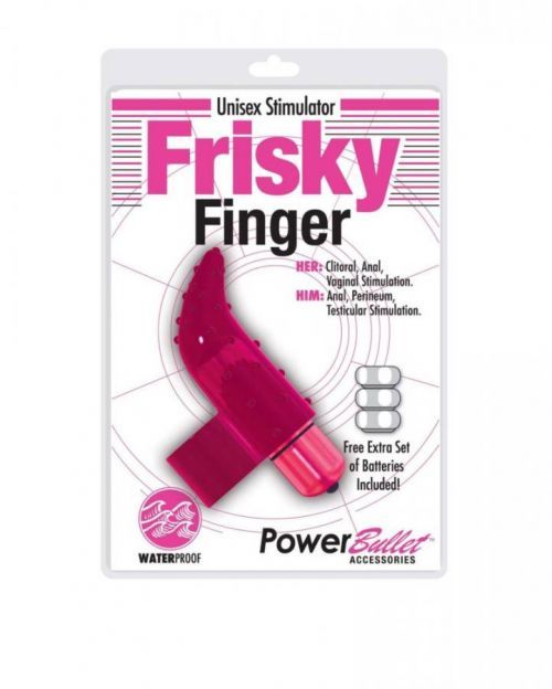 Frisky Finger - vodotesný prstový vibrátor (ružový)