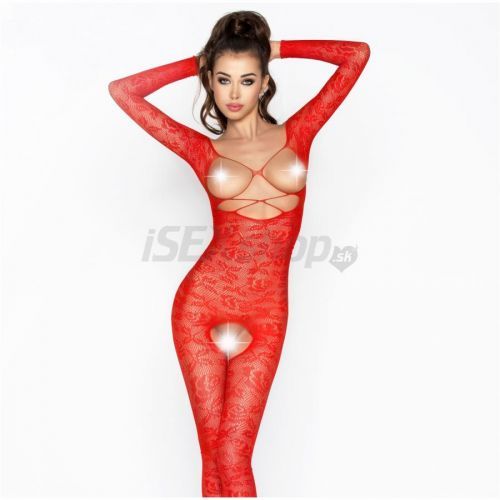 BS031 bodystockings červená