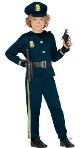 Guirca Kostým policajta - detský Veľkosť - deti: M