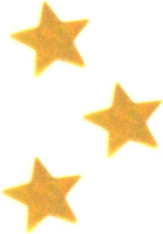 PartyDeco Konfety zlaté HVIEZDY 30 g