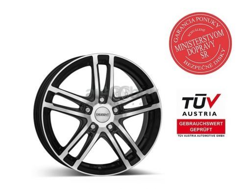 DEZENT TZ dark 7.50x17 5x108.00 ET52.5