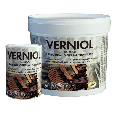 PAM PAM Verniol - Ochranný prostriedok na drevo s prírodnými olejmi - červený - 2,5 L
