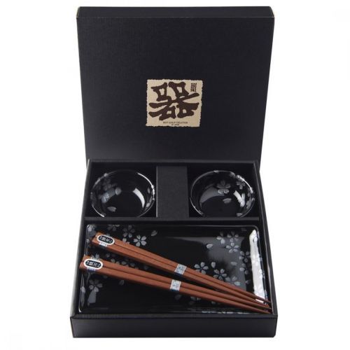 Sushi set Black Sakura 6 ks