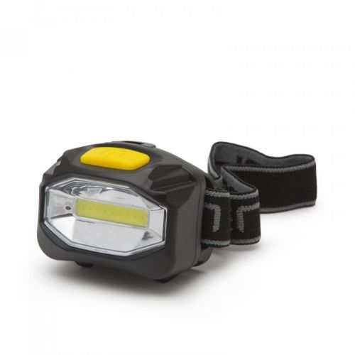 COB LED čelová lampa s vysokou svietivosťou - na batérie - 12 ks / displej