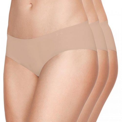 3 PACK béžových športových nohavičiek Under Armour Hipster