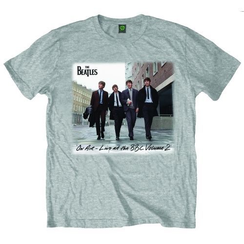 The Beatles - Tričko On Air - Muž, Unisex, Šedá, XXL