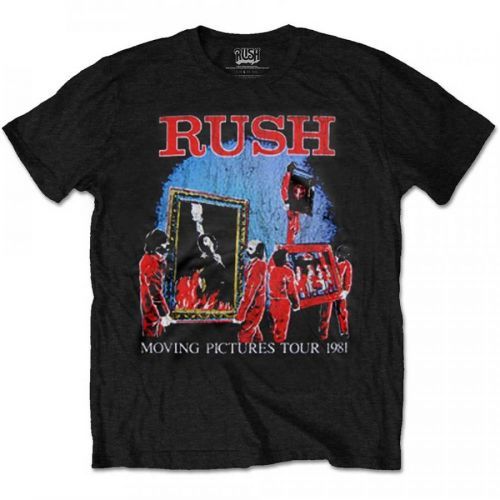 Rush - Tričko Moving Pictures Tour - Muž, Unisex, Čierna, XXL