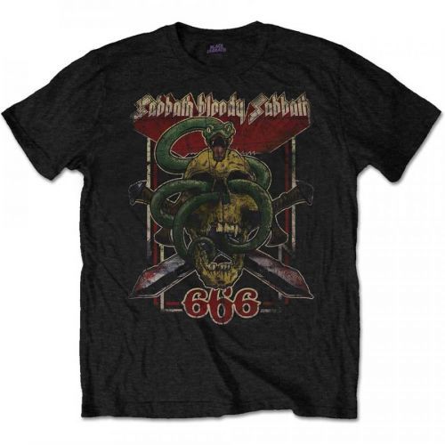 Black Sabbath - Tričko Bloody Sabbath 666 - Muž, Unisex, Čierna, XXL
