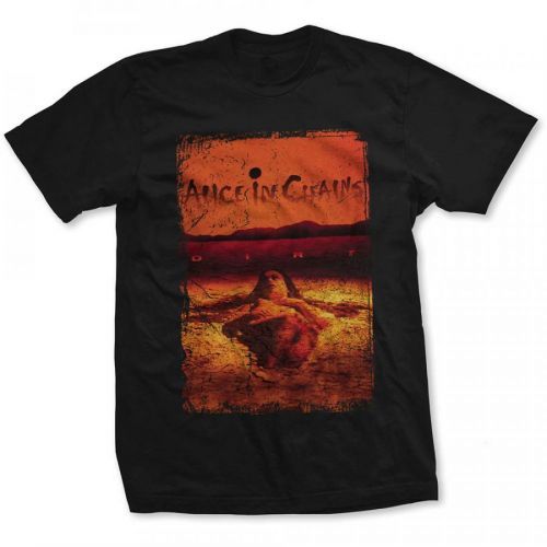Alice In Chains - Tričko Dirt Album Cover - Muž, Unisex, Čierna, S