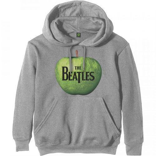 The Beatles - Mikina Apple Logo - Muž, Unisex, Šedá, S