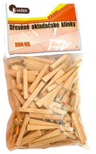 Podlahové drevené klinky 55x20x10-5 mm, 51ks/bal.