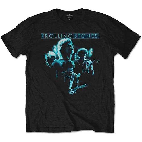 Rolling Stones - Tričko Band Glow - Muž, Unisex, Čierna, L