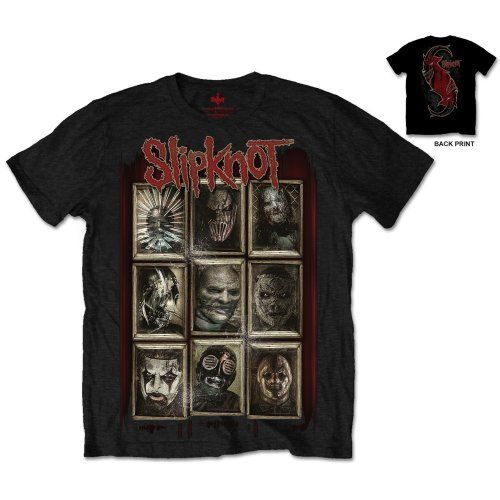 Slipknot - Tričko New Masks - Muž, Unisex, Čierna, S