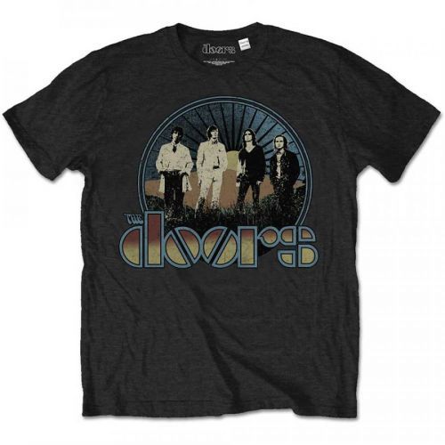 The Doors - Tričko Vintage Field - Muž, Unisex, Čierna, XXL