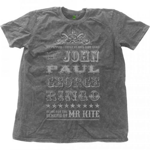 The Beatles - Tričko Mr Kite - Muž, Unisex, Šedá, XXL