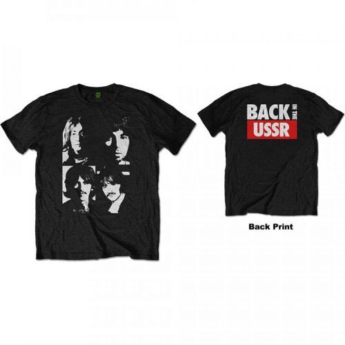The Beatles - Tričko Back in the USSR - Muž, Unisex, Čierna, XXL