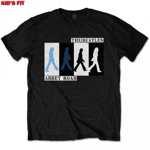 The Beatles - Tričko Abbey Road Colours Crossing - Dieťa, Čierna, 3 - 4 roky