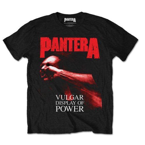 Pantera - Tričko Red Vulgar - Muž, Unisex, Čierna, XXL