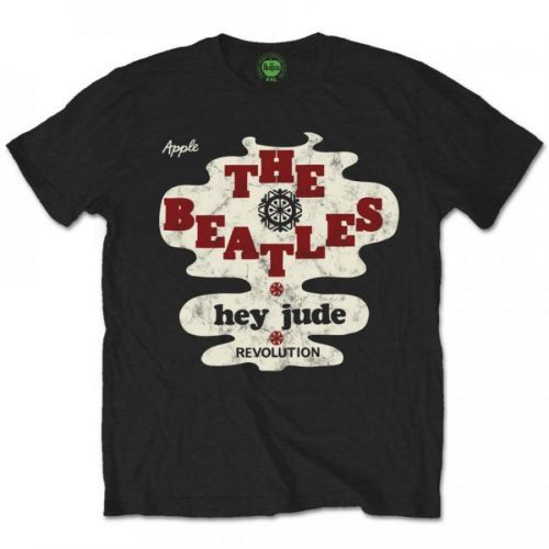 The Beatles - Tričko Hey Jude/Revolution - Muž, Unisex, Čierna, XXL