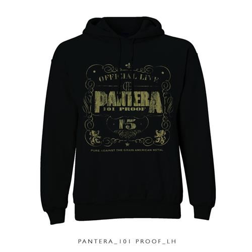 Pantera - Mikina 101 Proof - Muž, Unisex, Čierna, XXL
