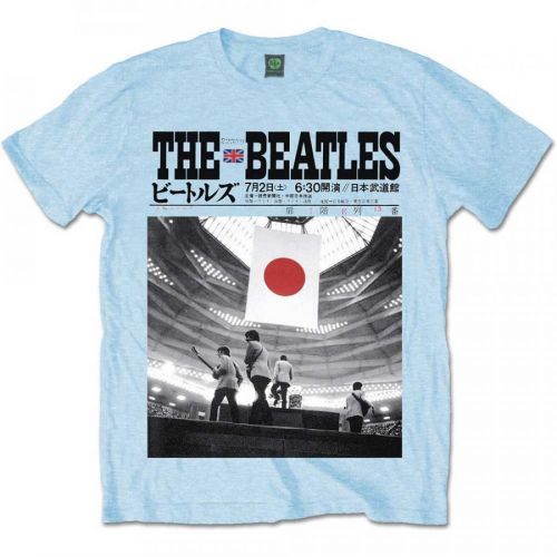 The Beatles - Tričko At the Budokan - Muž, Unisex, Modrá, XXL