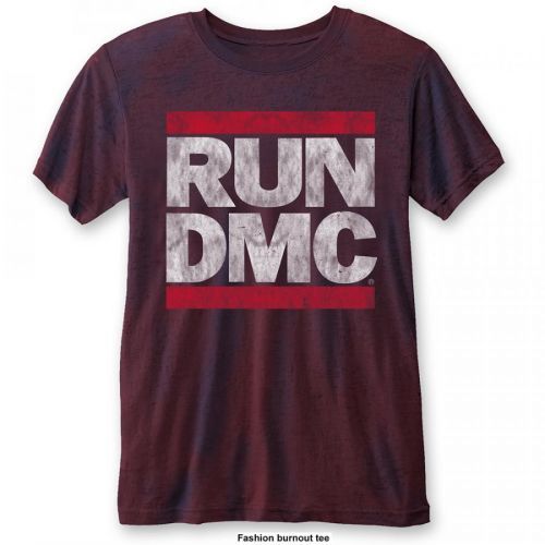 Run-DMC - Tričko DMC Logo - Muž, Unisex, Modrá, XXL