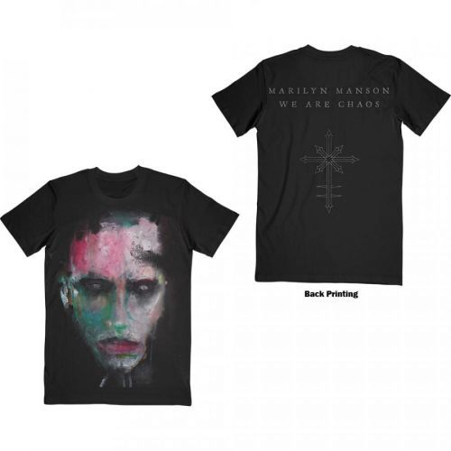 Marilyn Manson - Tričko We Are Chaos - Muž, Unisex, Čierna, S
