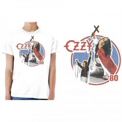 Ozzy Osbourne - Tričko Blizzard of Ozz '80 - Muž, Unisex, Biela, XXL