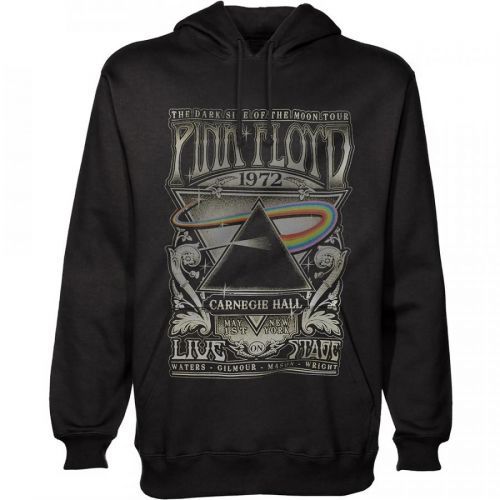 Pink Floyd - Mikina Carnegie Hall Poster - Muž, Unisex, Čierna, XXL