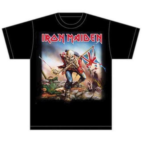 Iron Maiden - Tričko Trooper - Muž, Unisex, Čierna, XXL